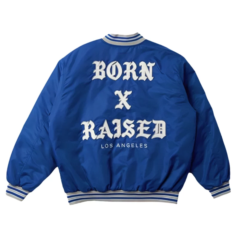 Born Raised Dodgers Bomber Jacket