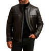 Cal Jones Sullivans Crossing S03 Chad Michael Murray Black Leather Jacket
