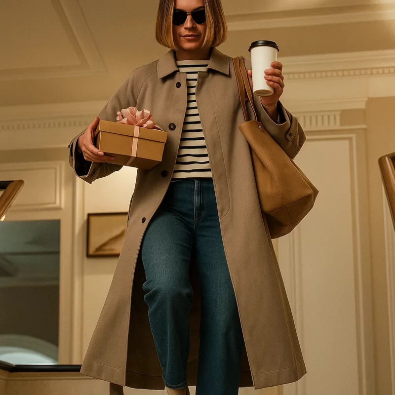 Chloe The Better Sister Jessica Biel Long Coat
