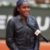 Coco Gauff Leather Jacket