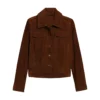 Criminal Minds Evolution S18 Emily Prentiss Suede Leather Jacket
