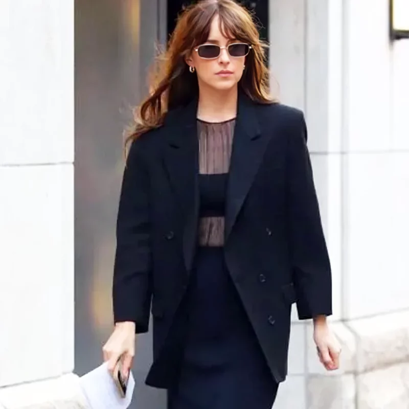 Dakota Johnson Materialists 2025 Lucy Blazer
