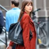 Dakota Johnson Materialists 2025 Lucy Red Blazer