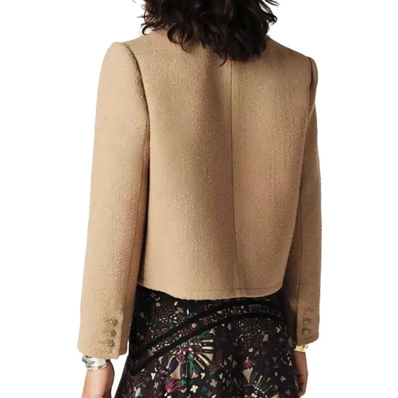 Danielle Campbell The Waterfront Peyton Buckley Cropped Jacket