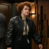 Dept. Q Leah Byrne Black Bomber Jacket