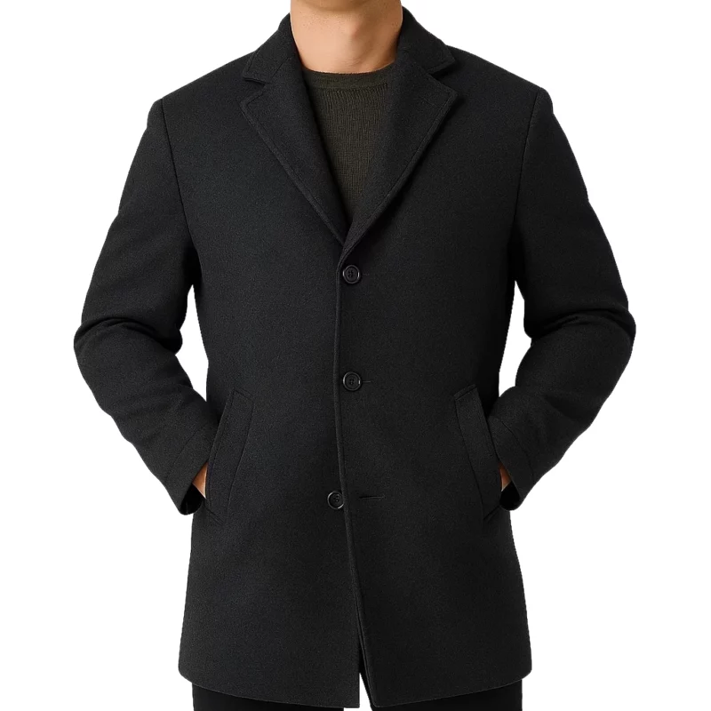Dept. Q S01 Jamie Sives James Hardy Black Coat