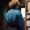Dept. Q S01 Leah Byrne Blue Bomber Jacket