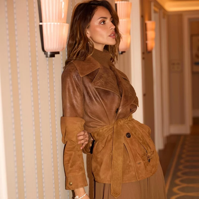 EizaGonzalez Premiere Fountain of Youth Leather Jacket
