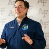Elon Musk USAFA Blue Bomber Jacket
