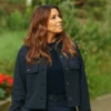 Eva Longoria Searching For Spain 2025 Blue Jacket
