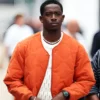 F1 2025 Damson Idris Orange Jacket