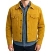 F1 The Movie 2025 Brad Pitt Suede Leather Jacket