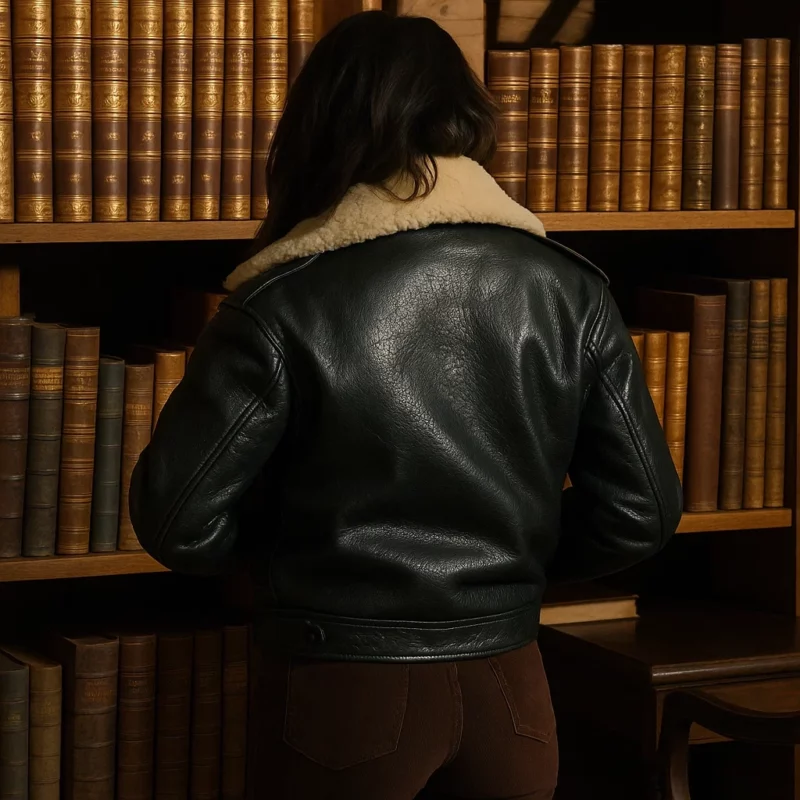 Fountain of Youth EizaGonzalez Black Leather Jacket