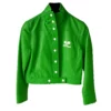 Fran Fine The Nanny S05 Fran Drescher Green Leather Jacket