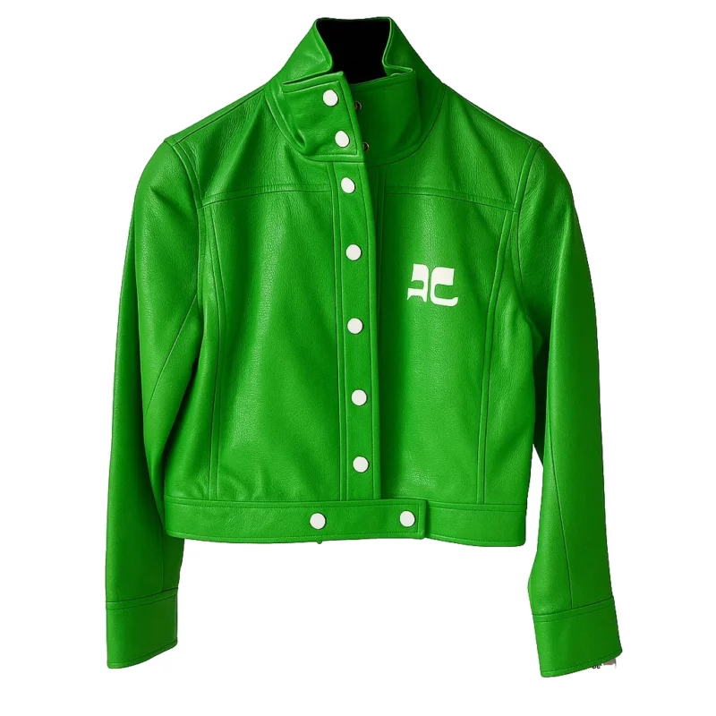 Fran Fine The Nanny S05 Fran Drescher Green Leather Jacket