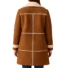 Gail Simmons Top Chef S22 Leather Long Coat