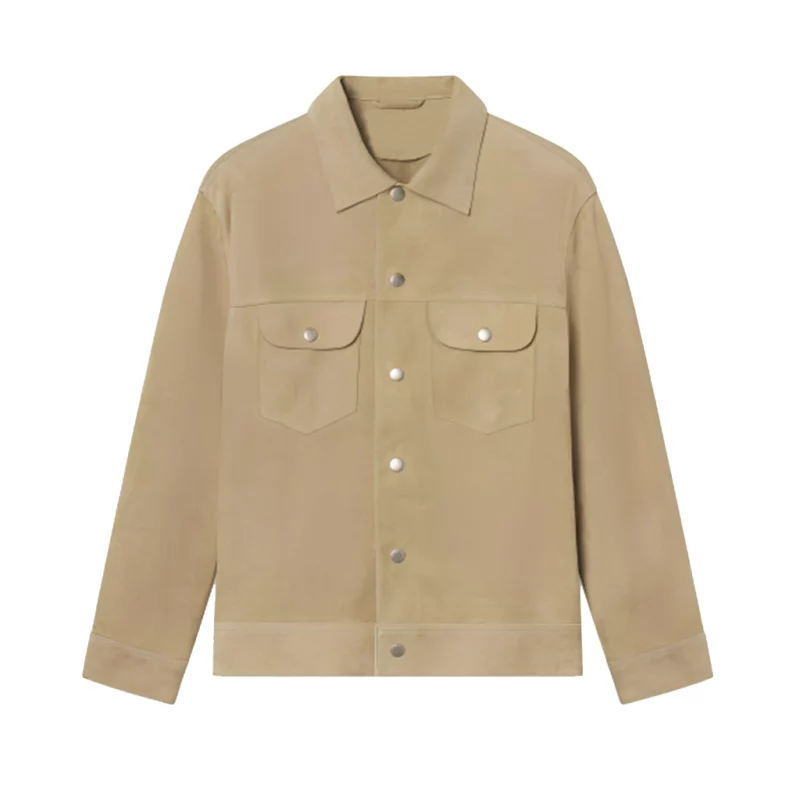 Greg Kinnear The Today Show 2025 Suede Leather Jacket