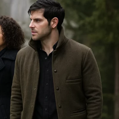 Grimm S06 Nick Burkhardt Green Jacket