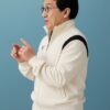JackieChan Karate Kid Legends 2025 White Bomber Jacket