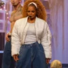 Janet AMA White Cropped Jacket