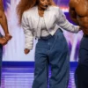 Janet Jackson AMA White Croppd Jacket