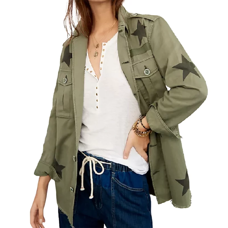 Jersey Shore Family Vacation S08 NicolePolizzi Green Star Jacket