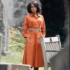 Kerry Washington Wake Up Dead Man Orange Coat