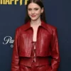 Khiyla Aynne Happy Face Red Jacket