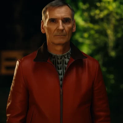 Kleo S02 Merkus Red Leather Jacket