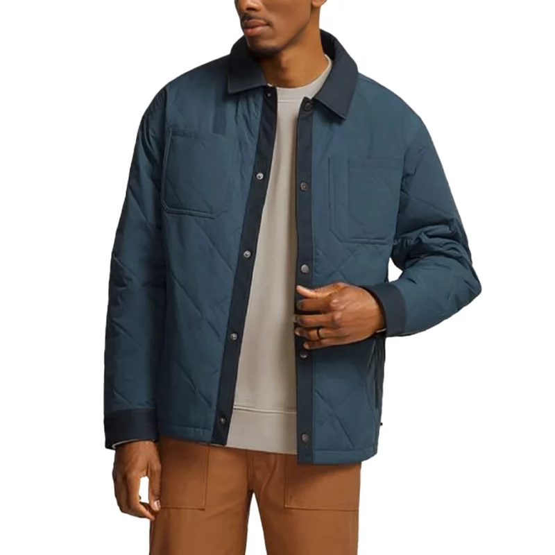 Levi Fiehler Resident Alien S04 Ben Hawthorne Blue Quilted Jacket
