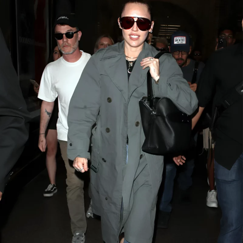 London 2025 Miley Cyrus Coat
