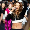 London Performance Rita Ora Cropped Jacket
