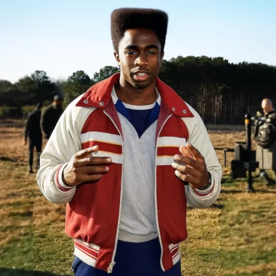 Lucas Sinclair Stranger Things Bomber Jacket