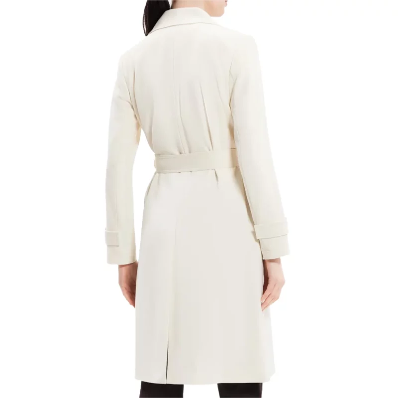 Maria Bello The Waterfront S01 Belle Buckley White Coat