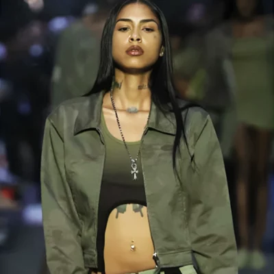 NYC Telfar 20th Anniversary Runway Gio Green Jacket