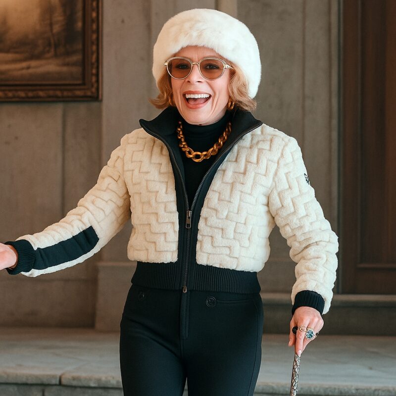 Nine Perfect Strangers Christine Baranski Victoria Bomber Jacket
