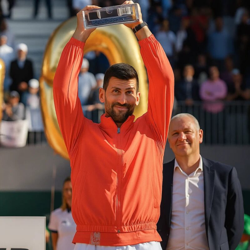 NovakDjokovic 100th Tennis ATP Tournament Jacket