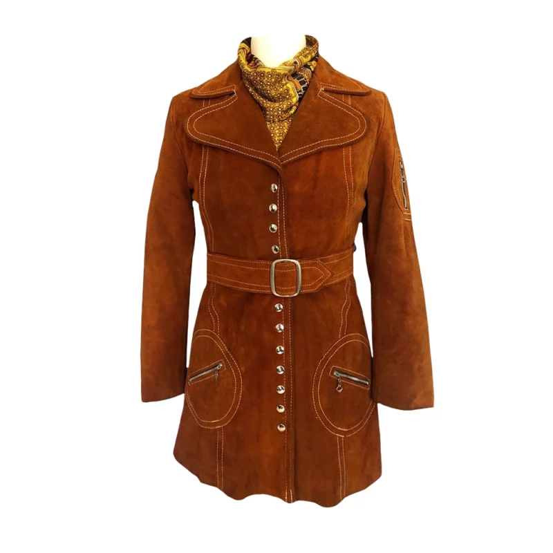 Poker Face Natasha Brown Coat