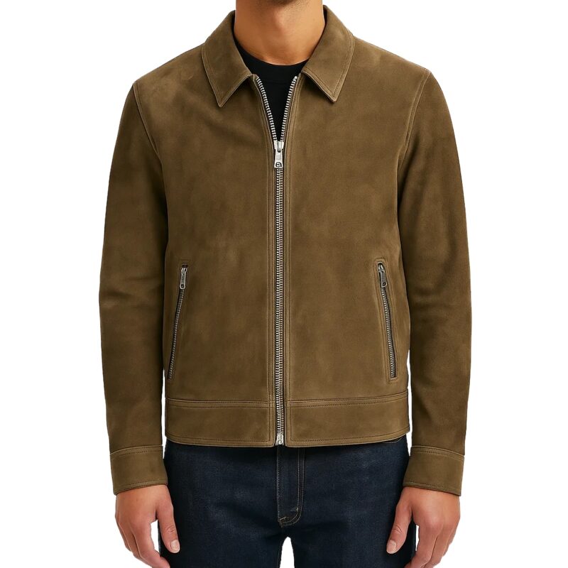 Ralph Macchio Karate Kid Legends Brown Leather Jacket