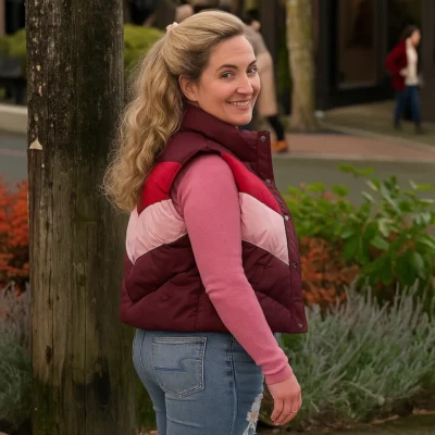 Resident Alien S04 Judy Cooper Puffer Vest
