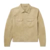 Sam Rockwell The Today Show 2025 Suede Leather Jacket