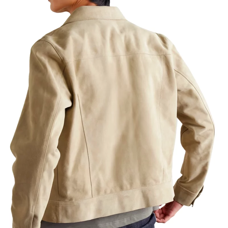 Sam Rockwell The Today Show Suede Leather Jacket