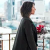 Sara Woman in the Shadows S01 Sara Morozzi Saponangelo Green Coat