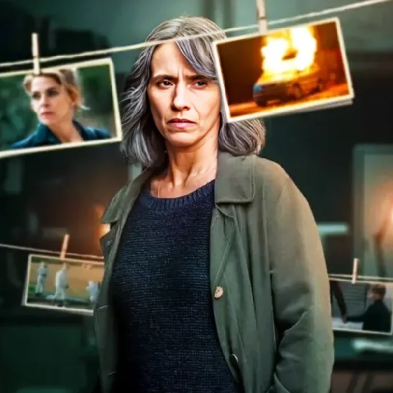 Sara Woman in the Shadows S01 Sara Morozzi Teresa Saponangelo Green Coat
