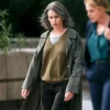 Sara Woman in the Shadows Sara Morozzi Green Coat
