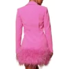 Sarah Schreiber WWE Feathers Trim Blazer