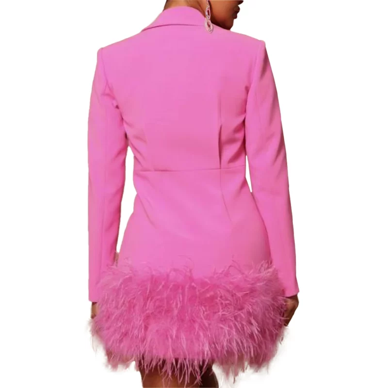 Sarah Schreiber WWE Feathers Trim Blazer