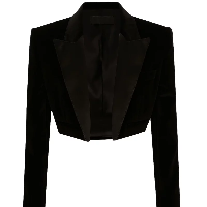 Sofia Carson TUDUM 2025 Cropped Black Blazer