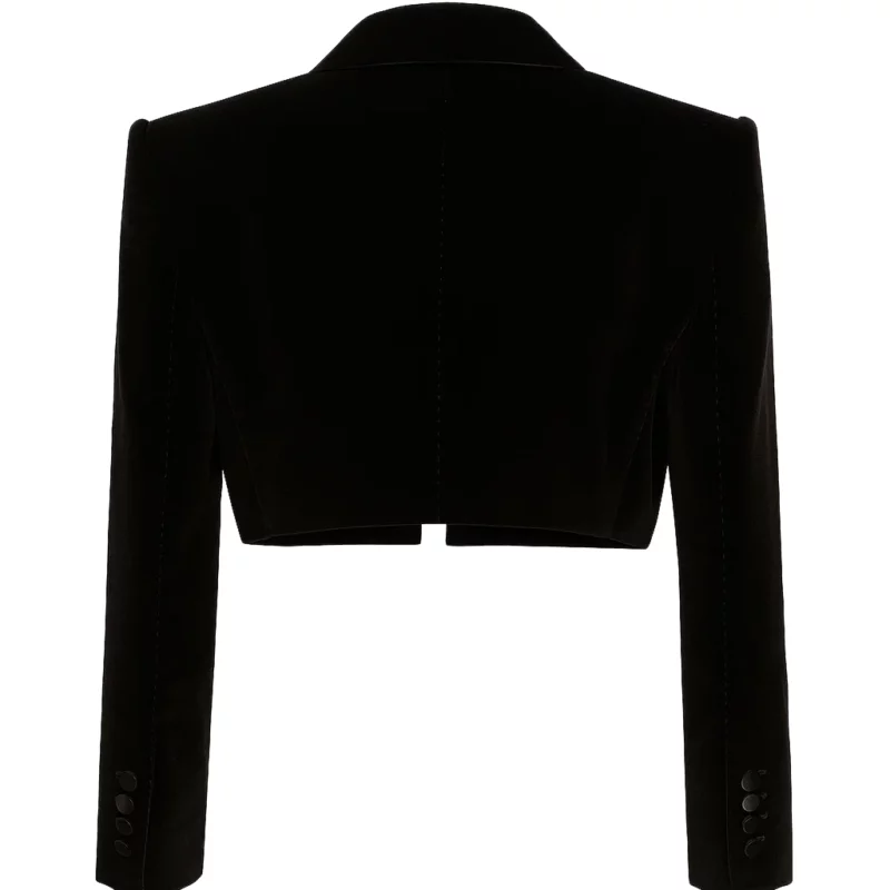 Sofia Carson TUDUMCropped Black Blazer