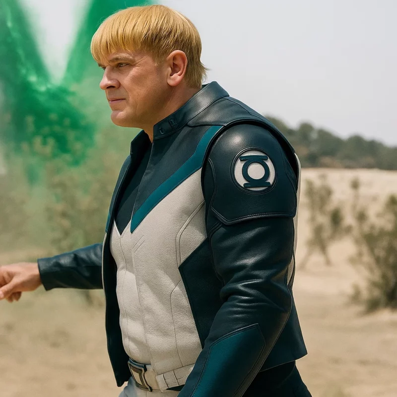 Superman Nathan Fillion Green Lantern Jacket
